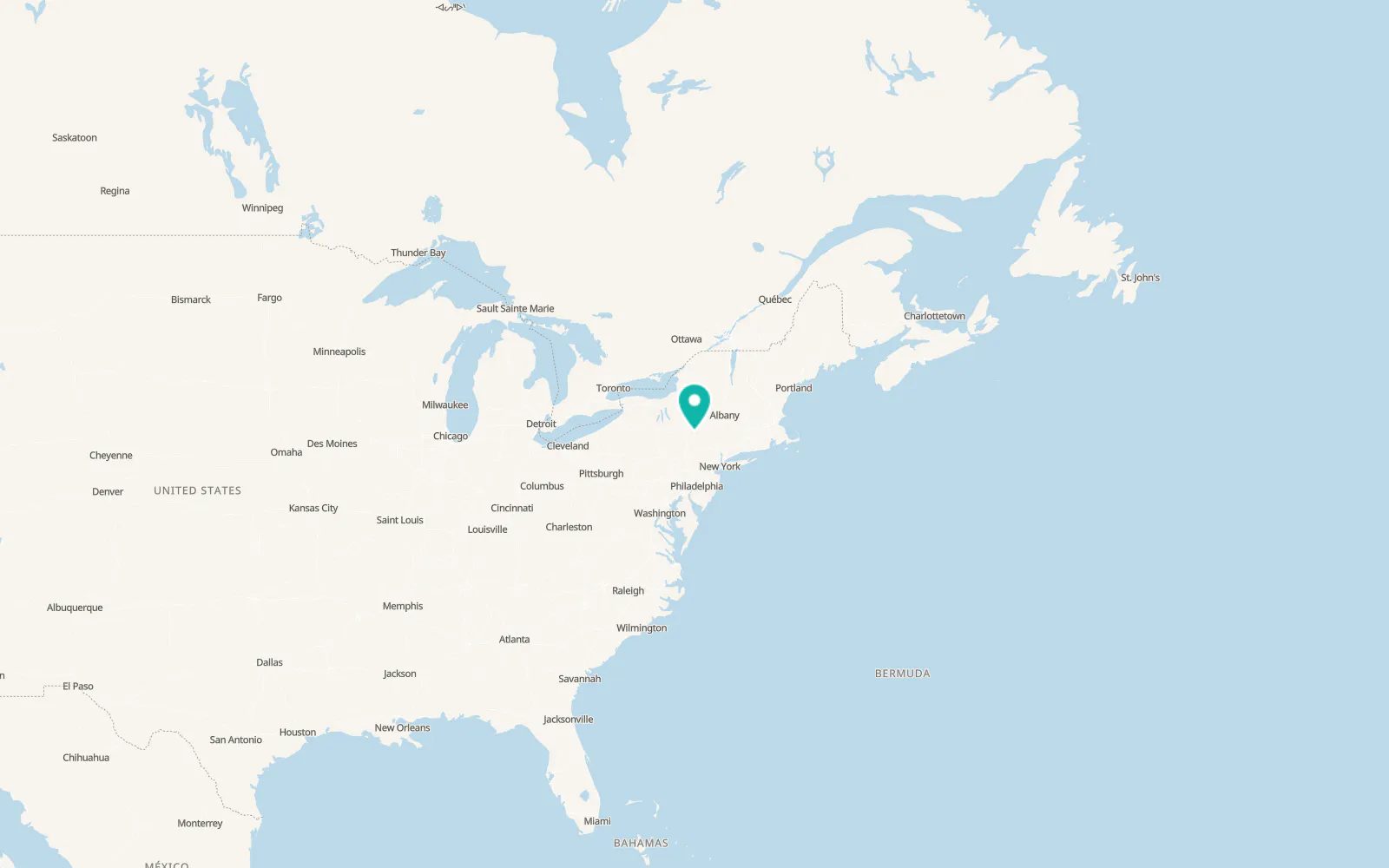 Map of Hancock