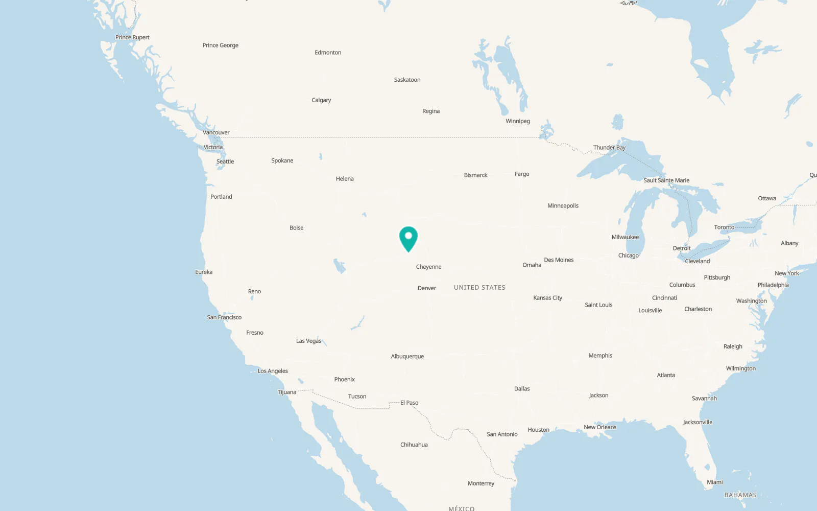 Map of Hanna