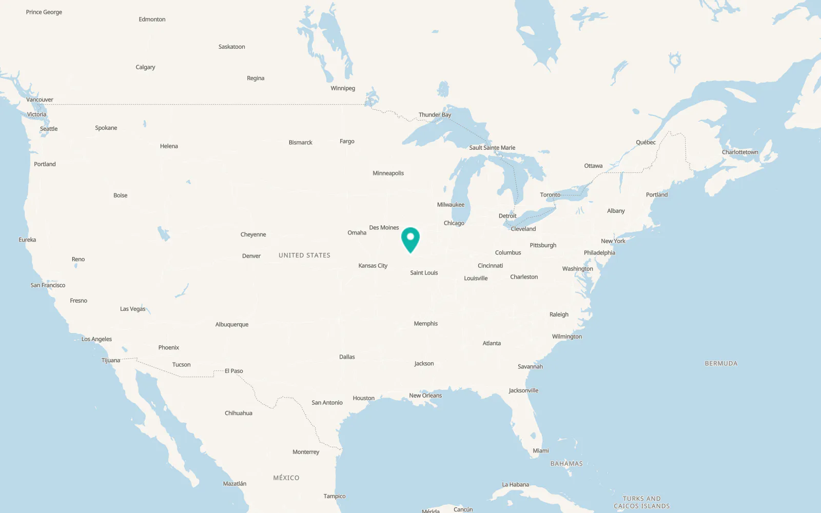 Map of Hannibal