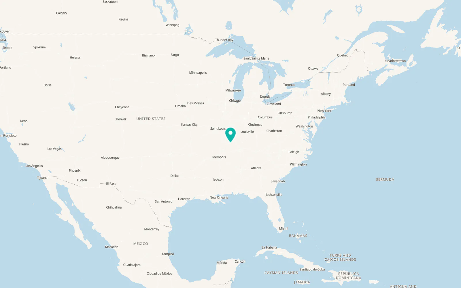 Map of Hardin