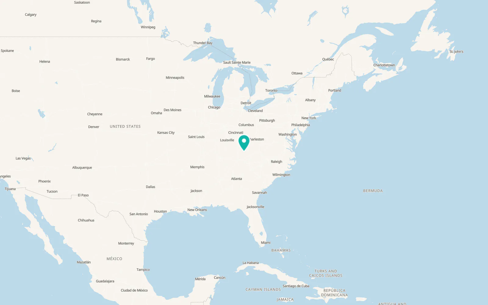 Map of Harlan