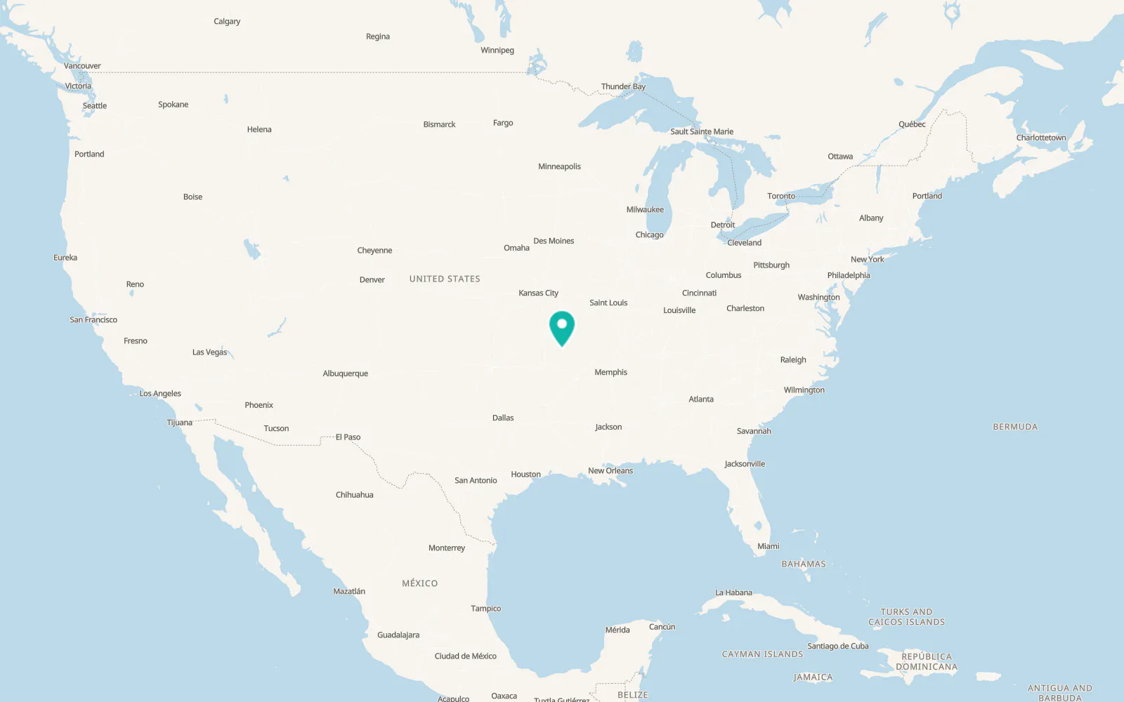Map of Harrison