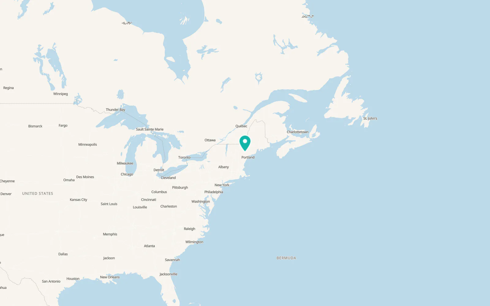 Map of Harrison