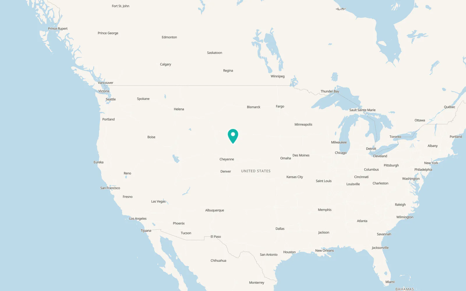 Map of Harrison