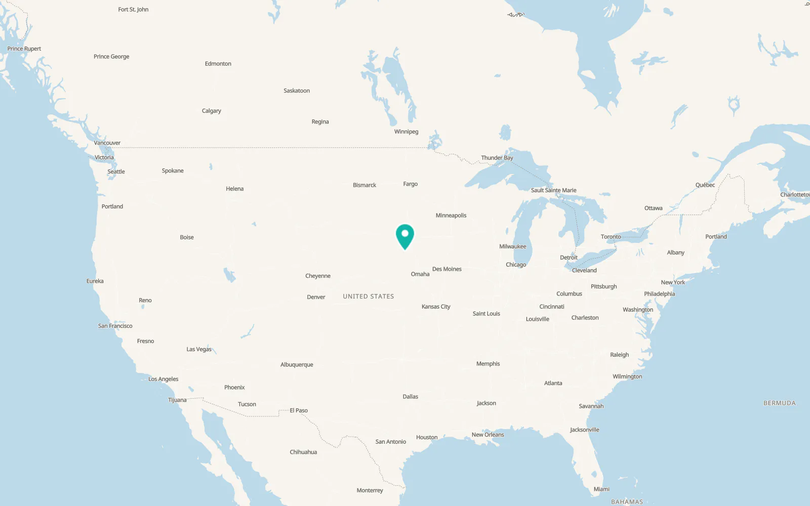 Map of Hartington