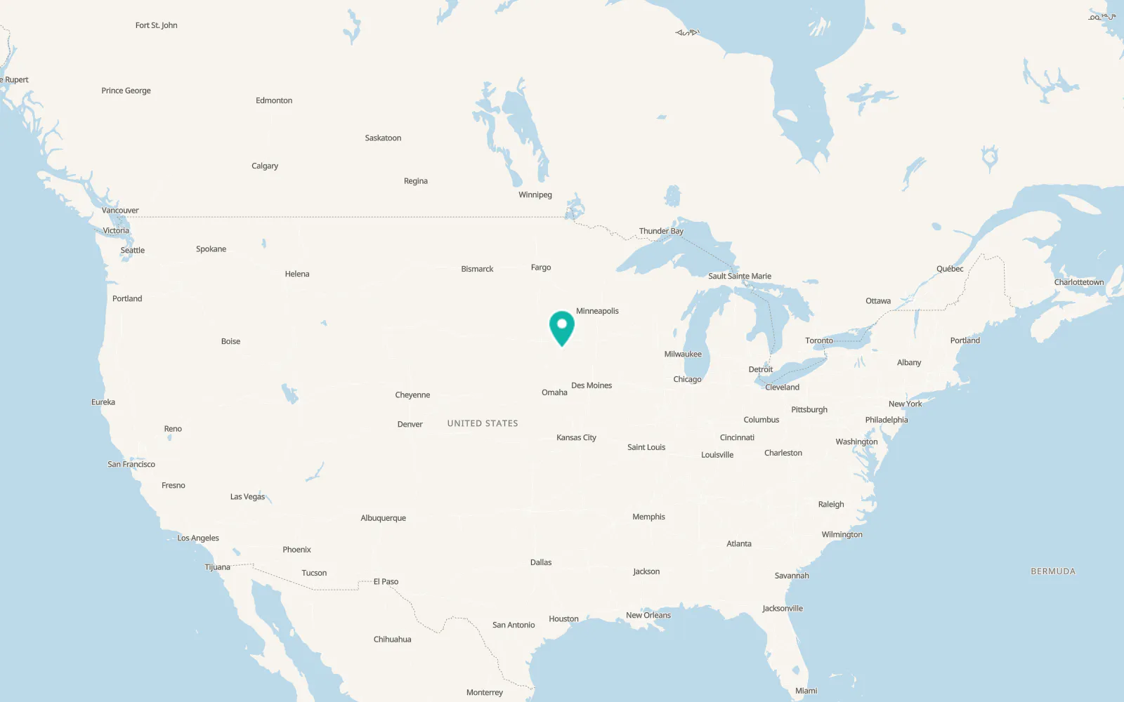 Map of Hartley