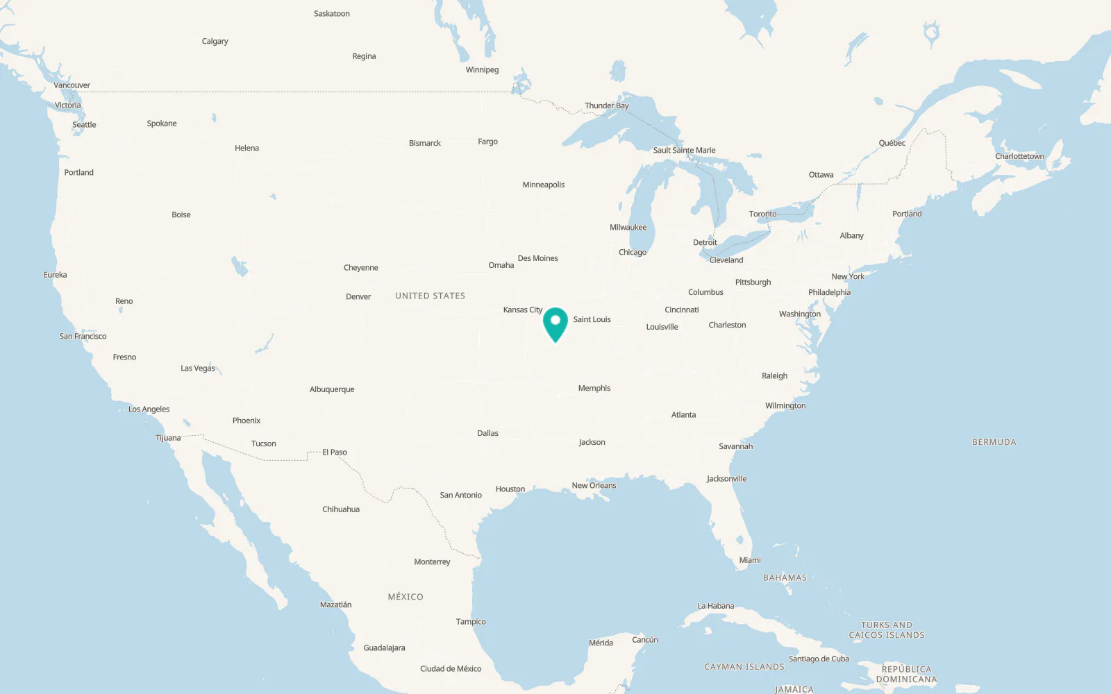 Map of Hartville