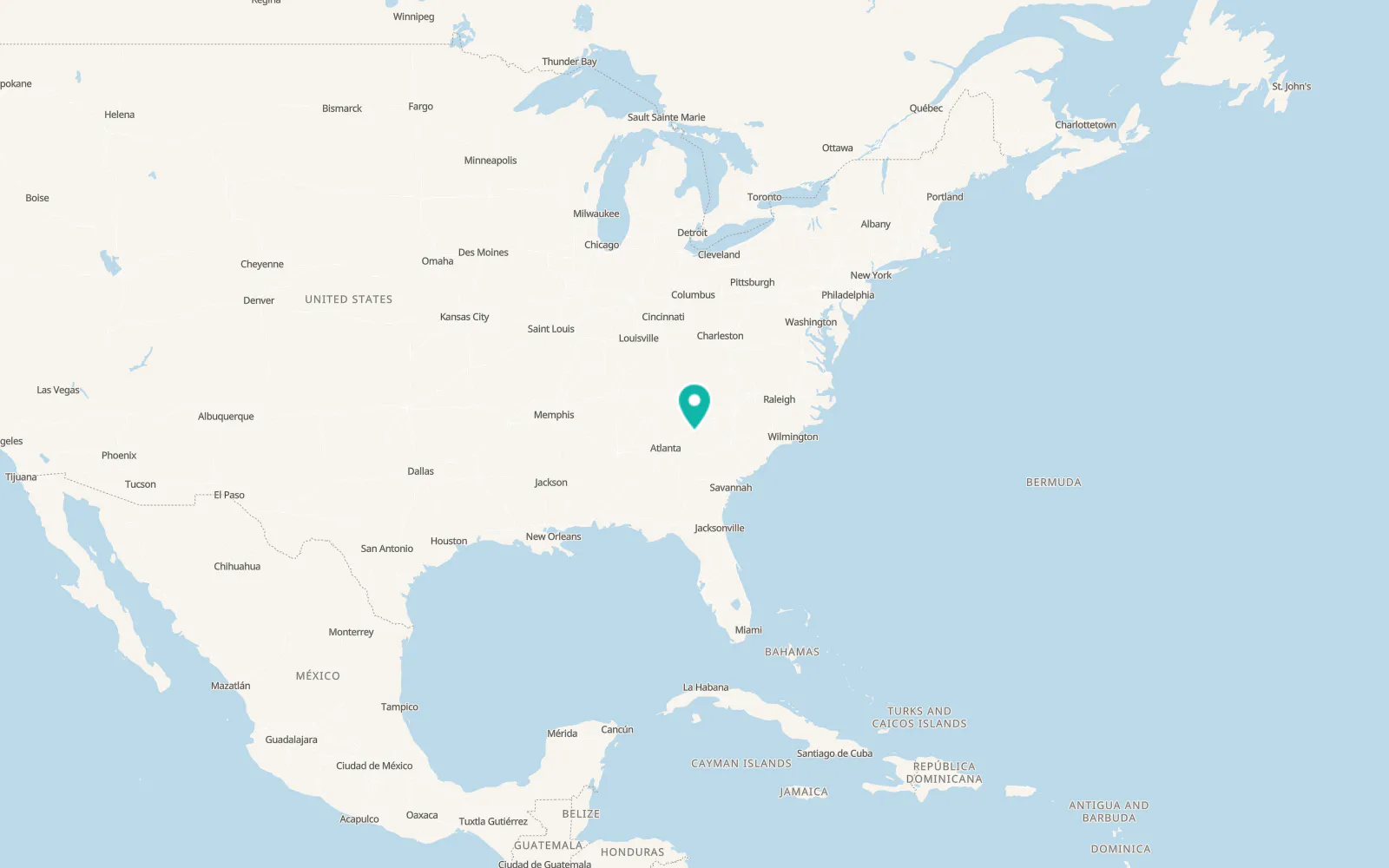 Map of Hartwell