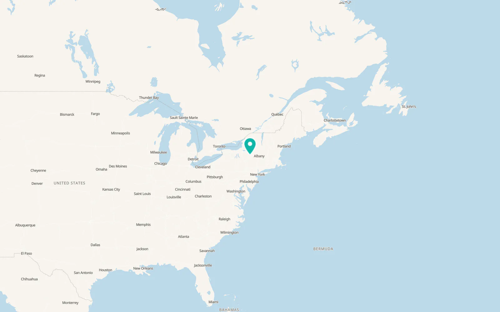 Map of Hartwick
