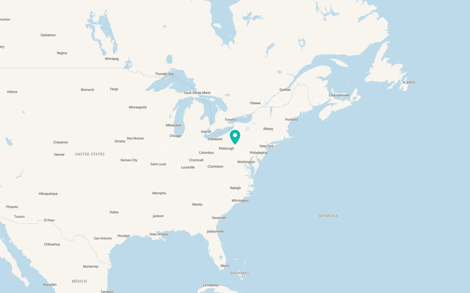 Map of Hastings