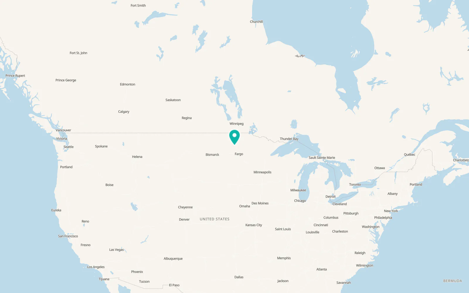 Map of Hatton