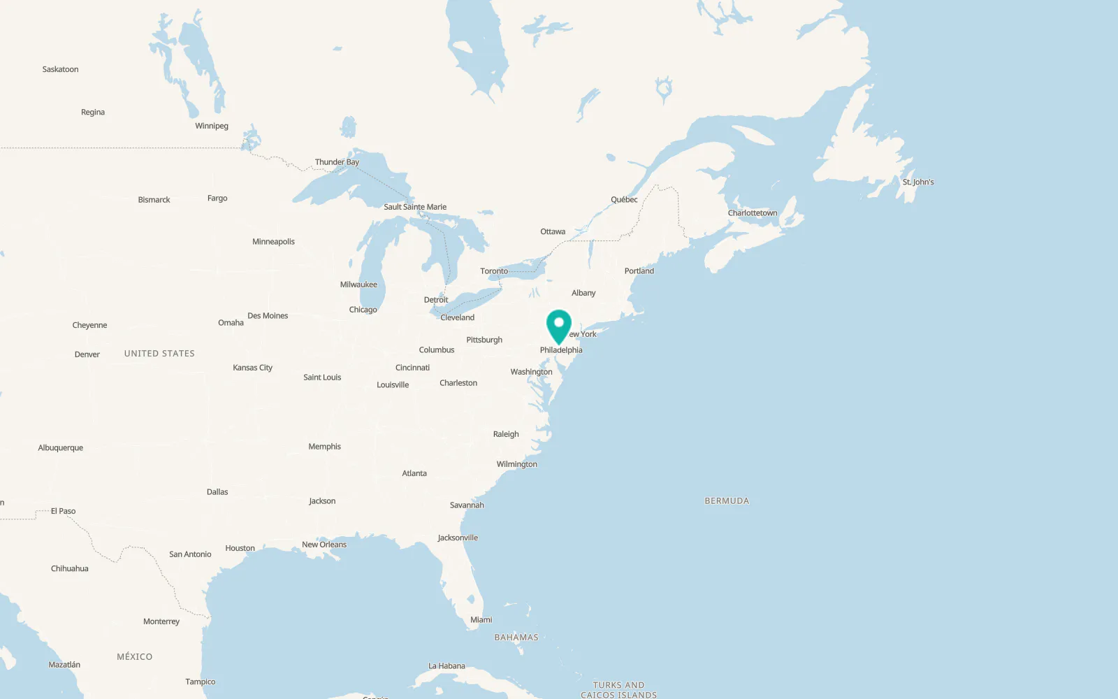 Map of Havertown