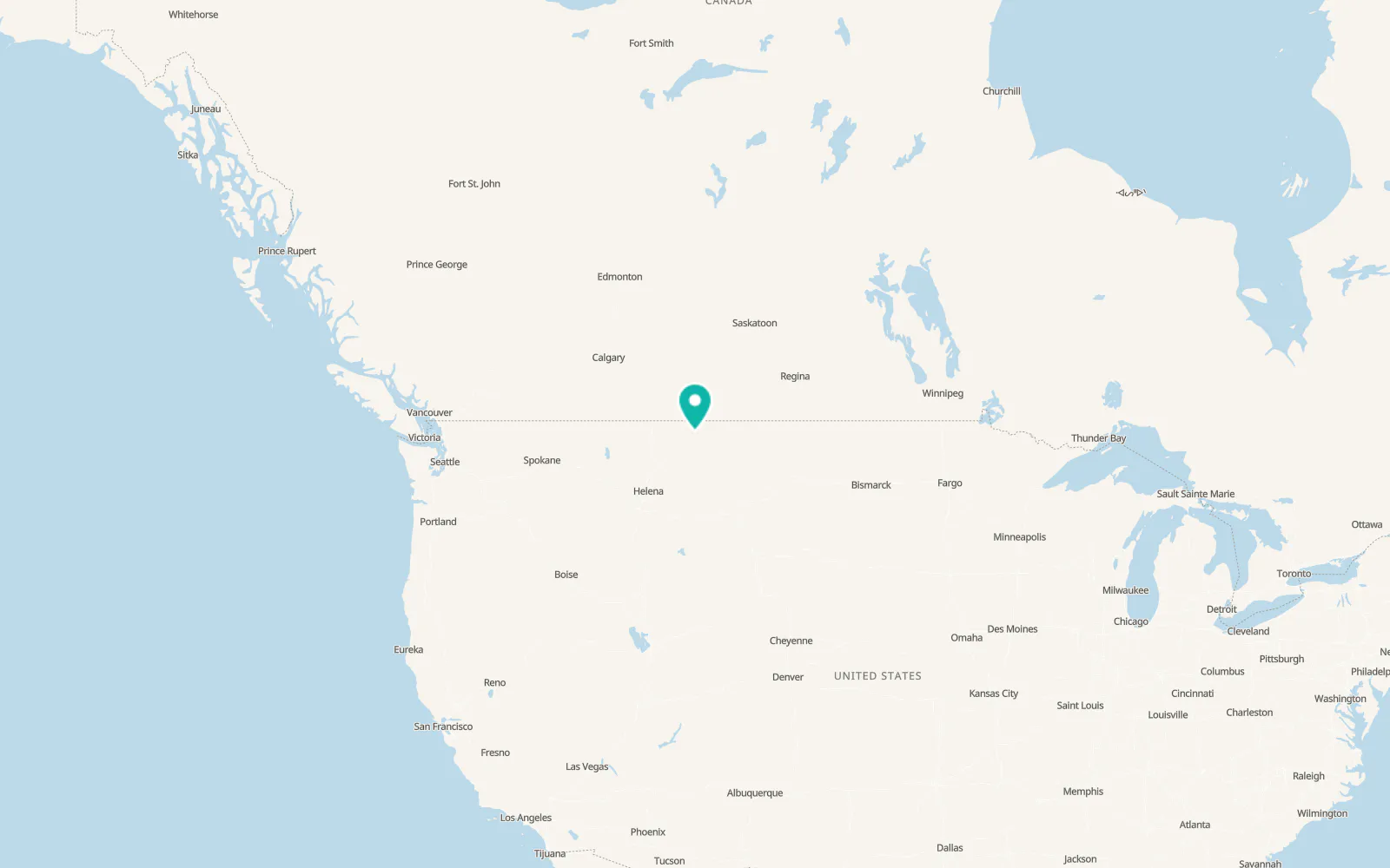 Map of Havre
