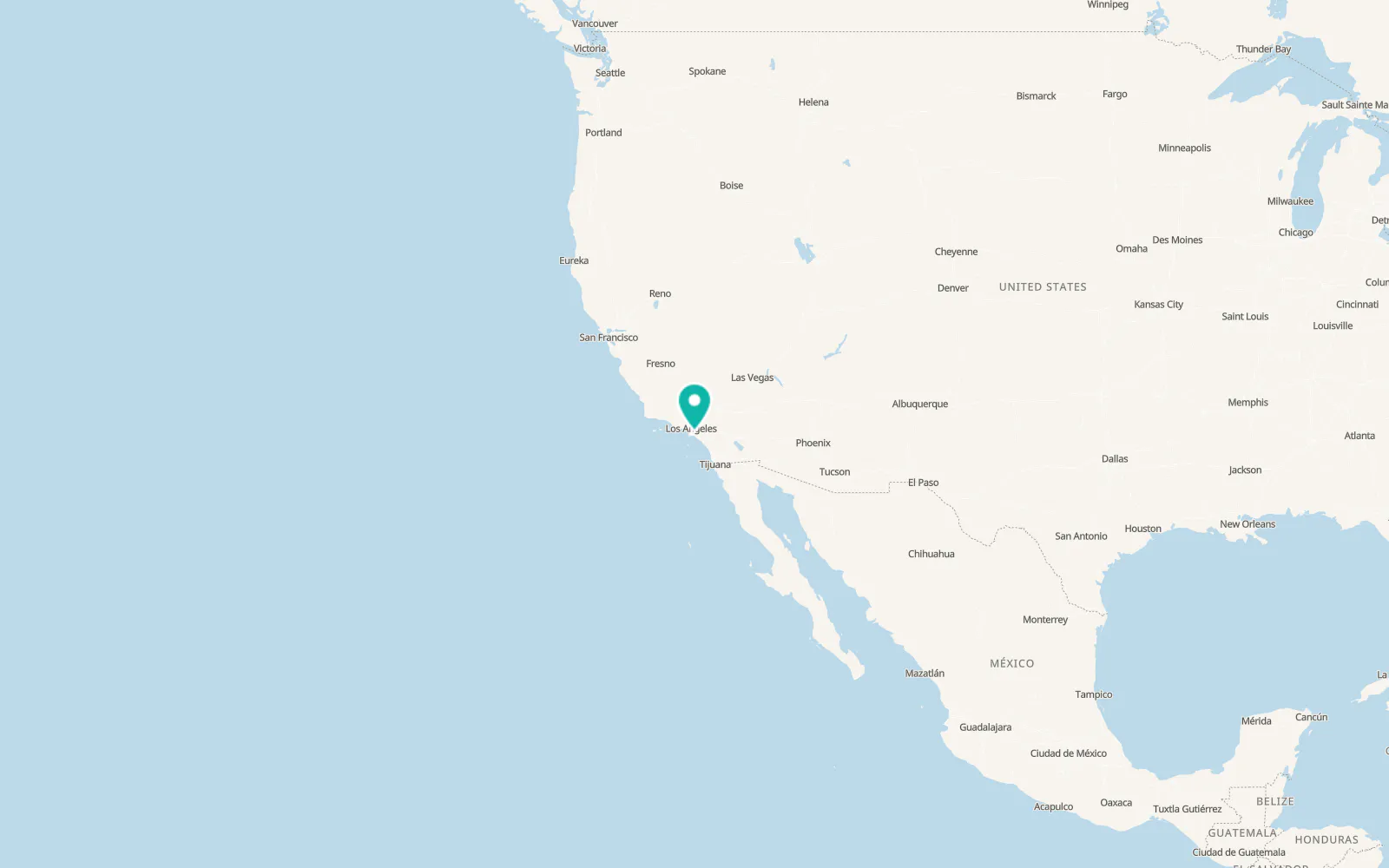 Map of Hawaiian Gardens
