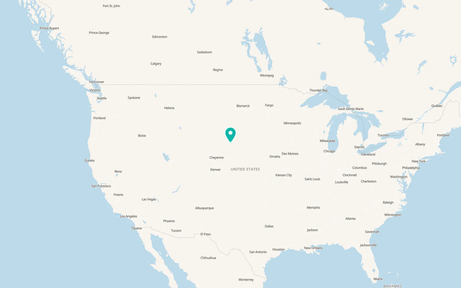 Map of Hay Springs