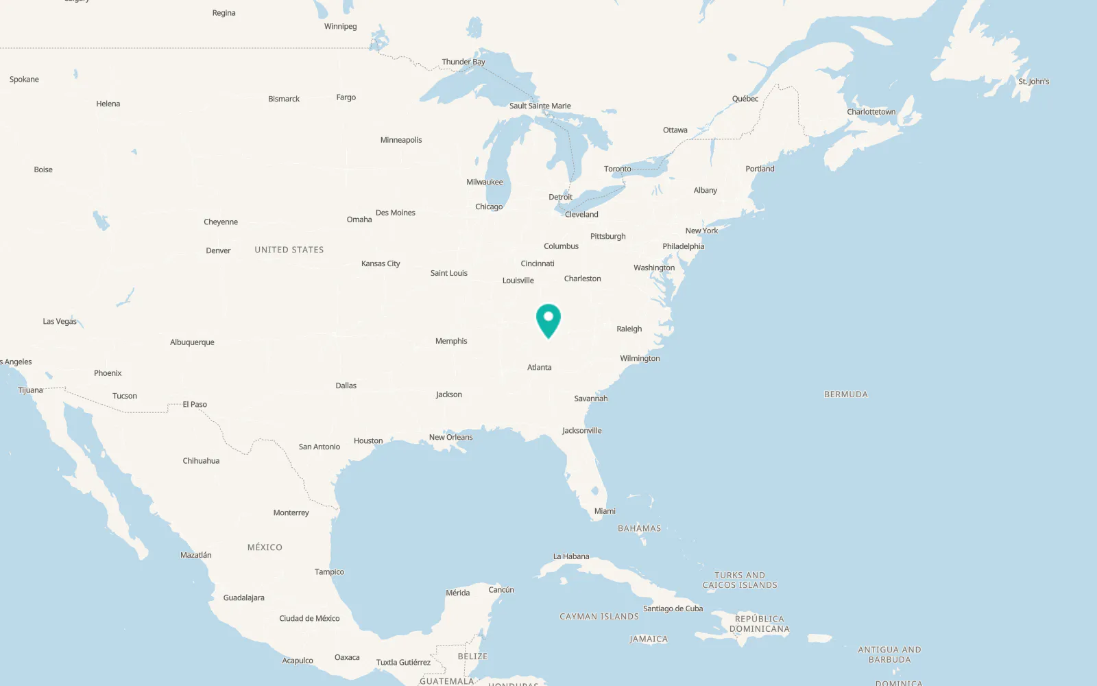 Map of Hayesville