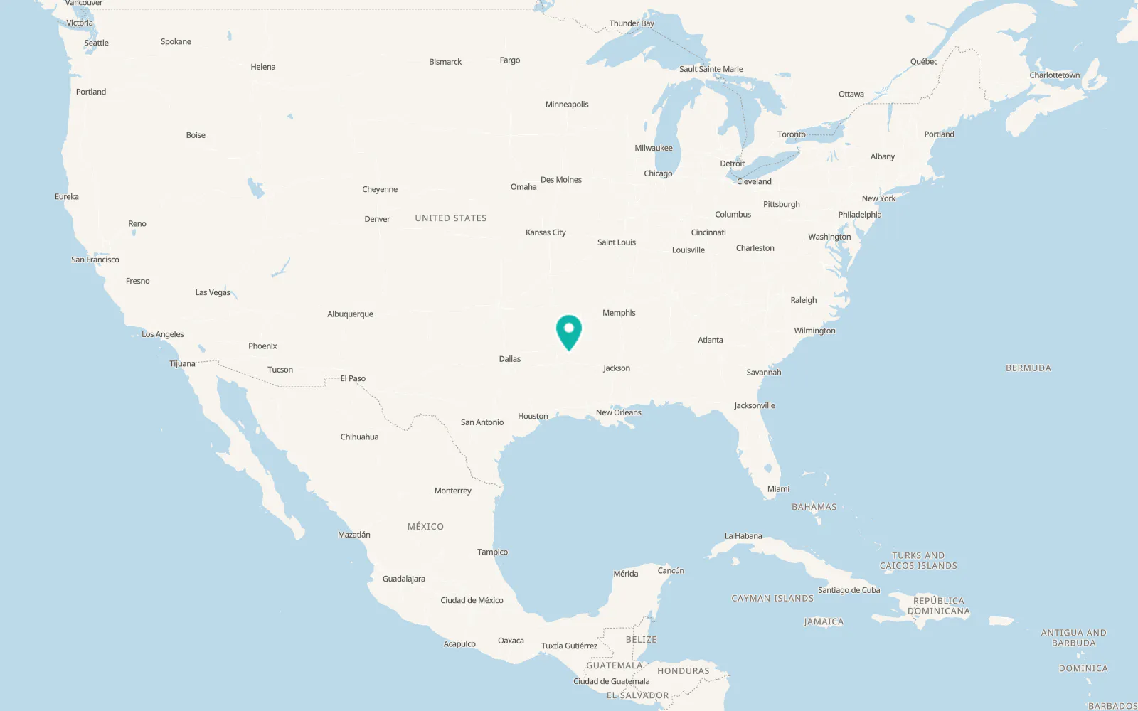 Map of Haynesville