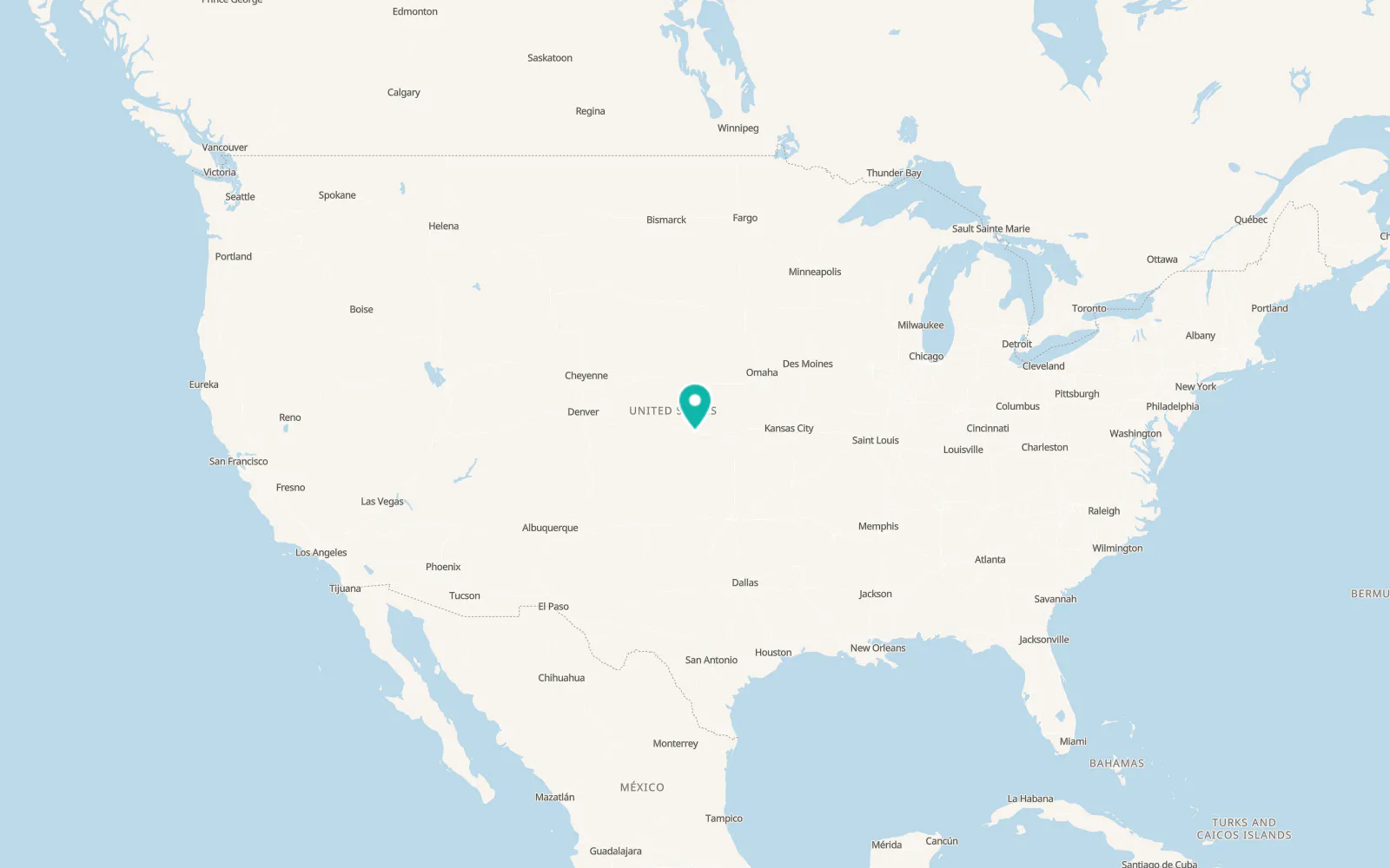 Map of Hays