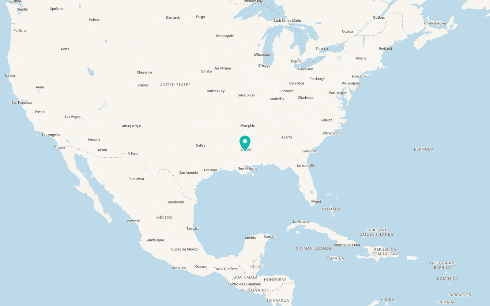 Map of Hazlehurst