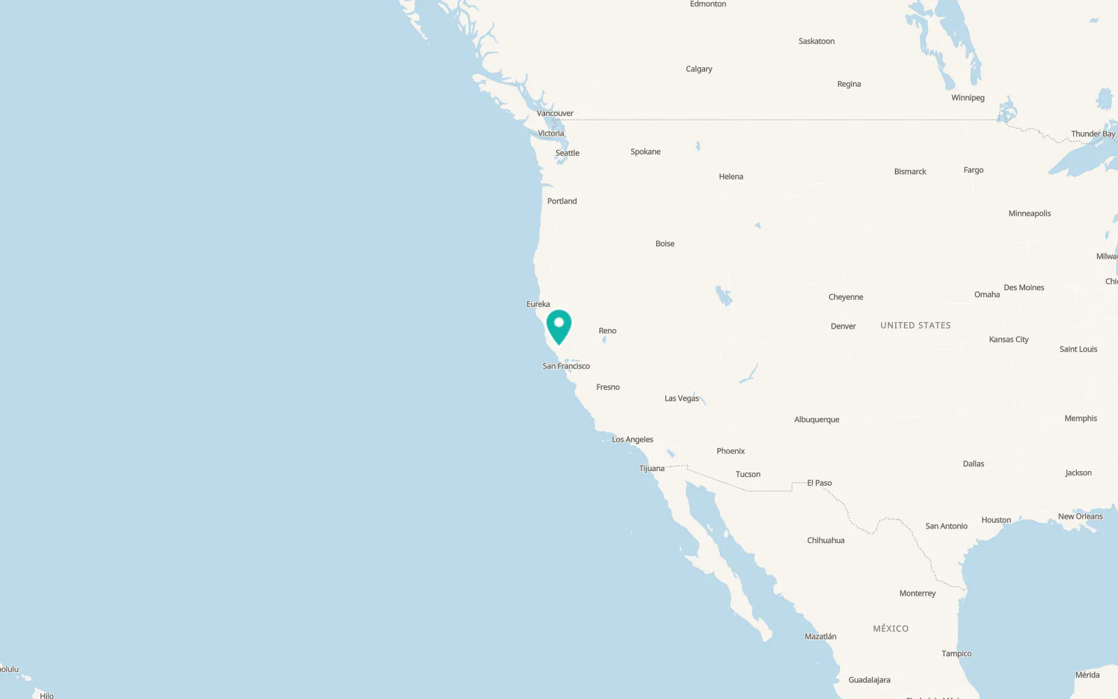 Map of Healdsburg