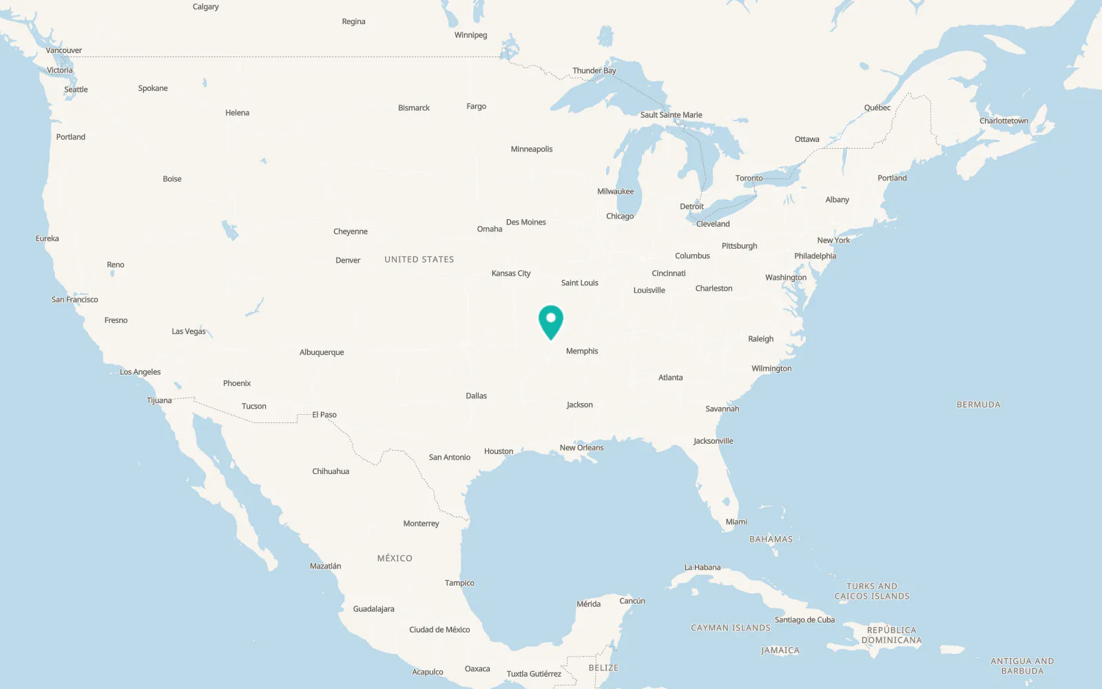 Map of Heber Springs