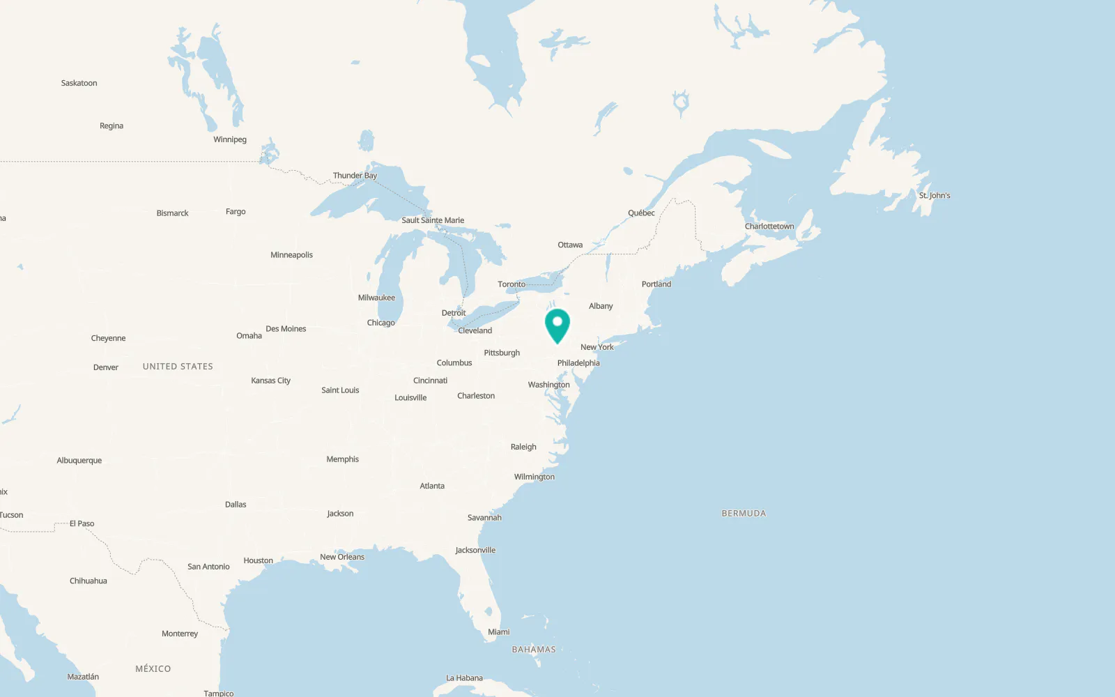 Map of Hegins
