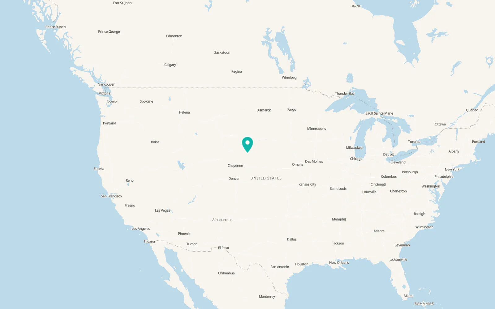 Map of Hemingford