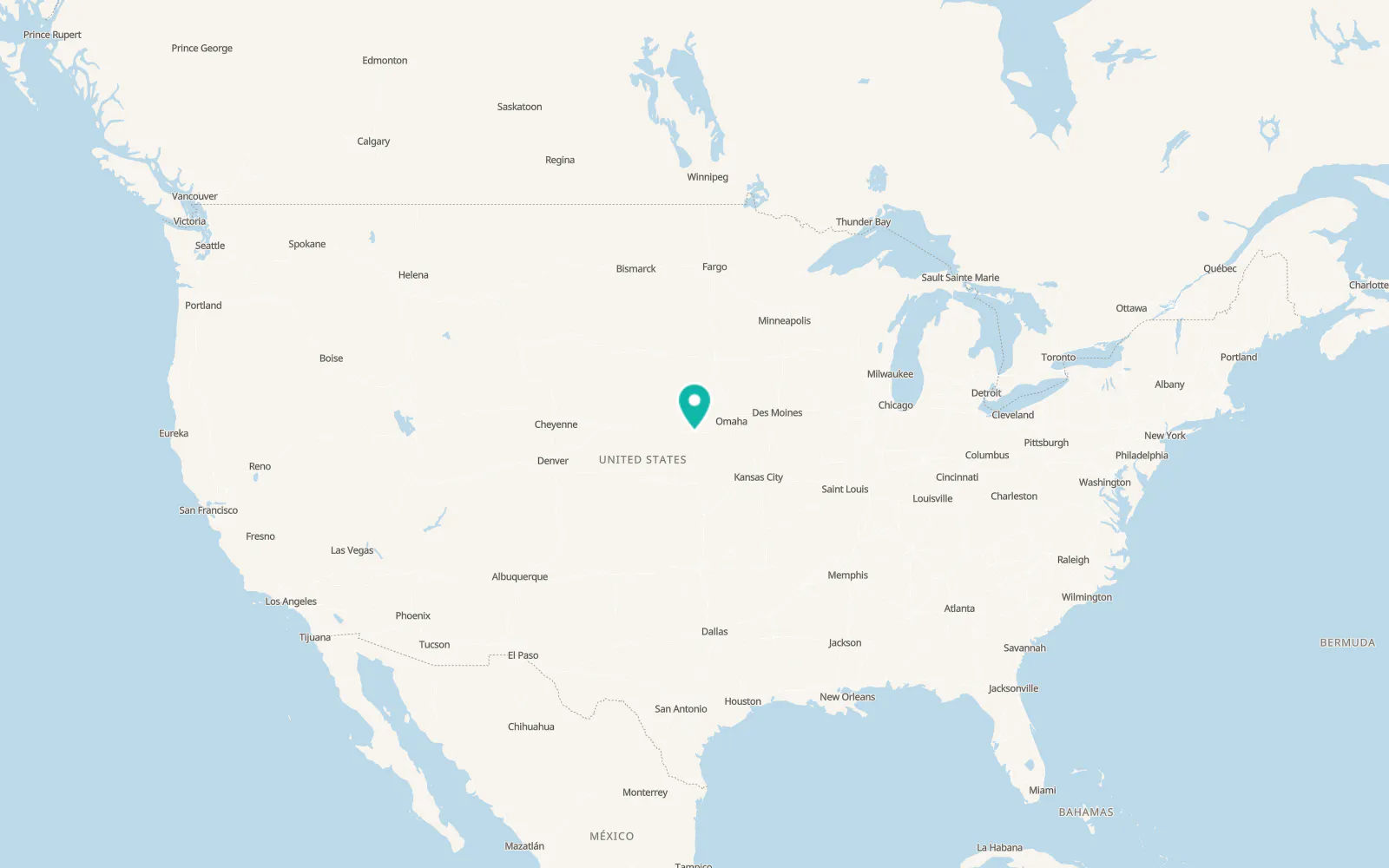 Map of Henderson