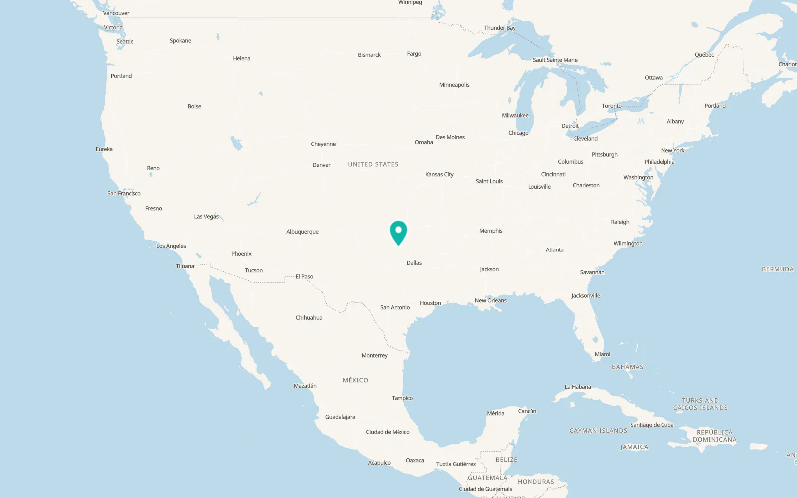 Map of Henrietta