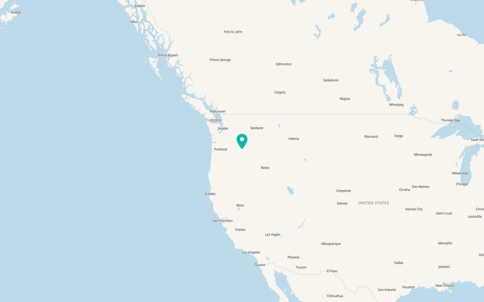 Map of Heppner
