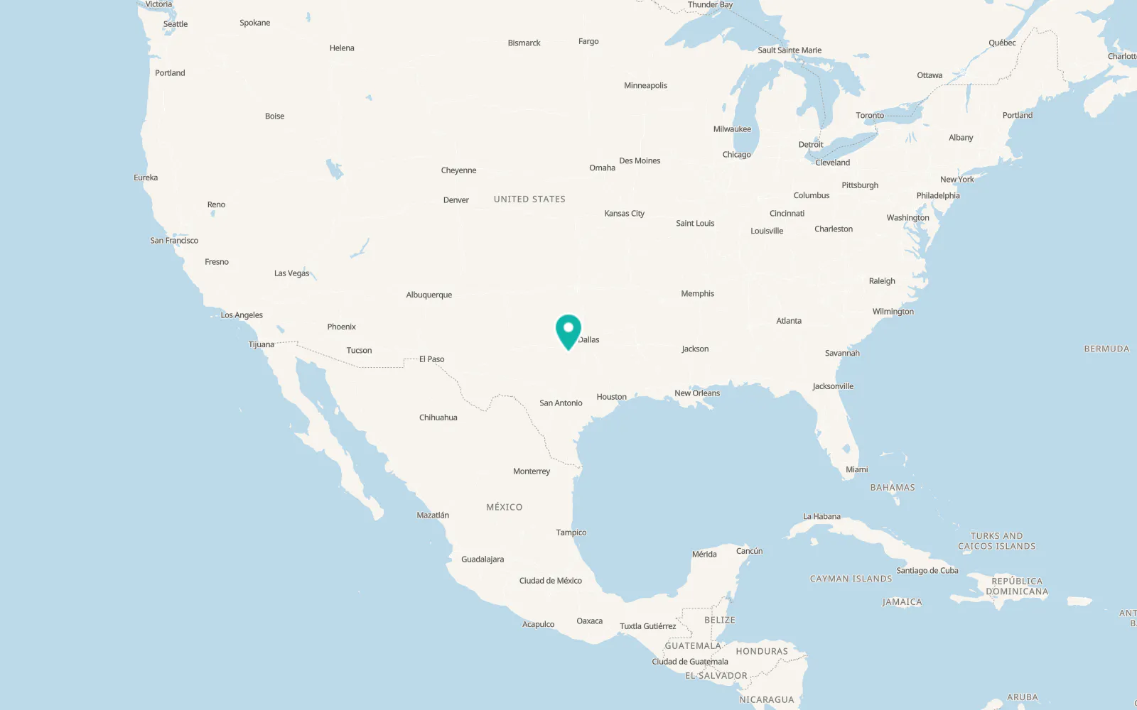 Map of Hico