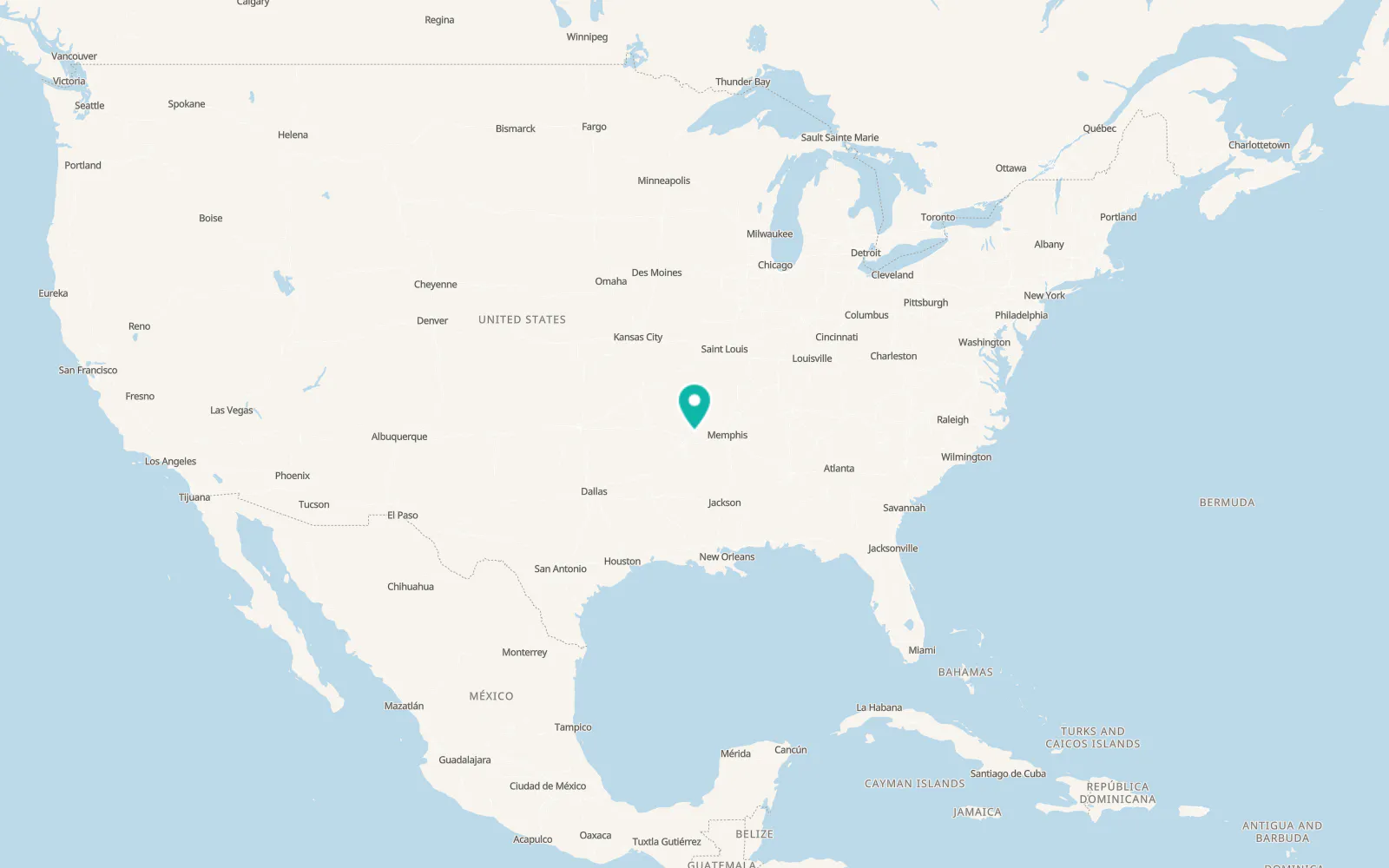 Map of Higginson