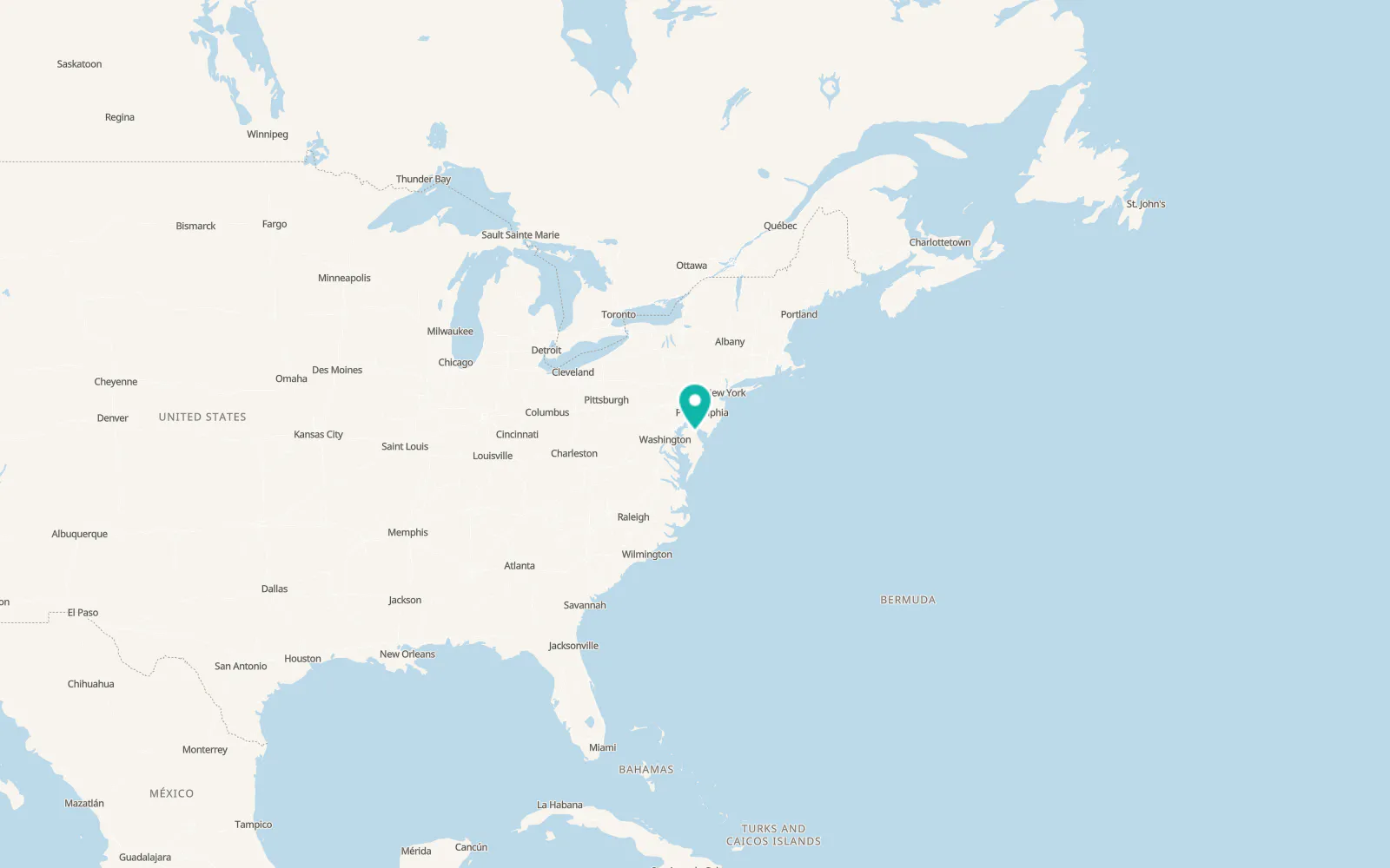 Map of Highland Acres