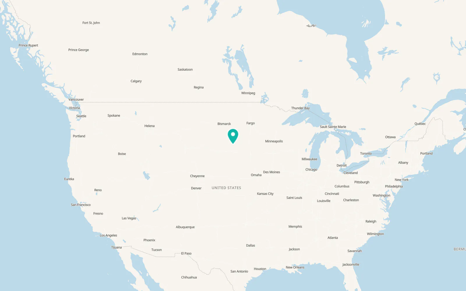 Map of Highmore