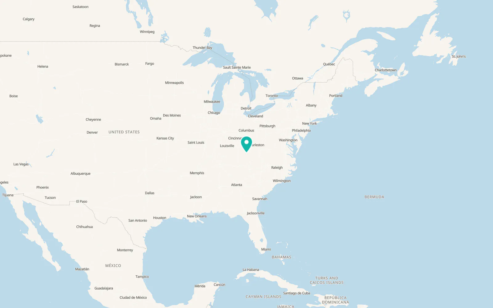 Map of Hindman