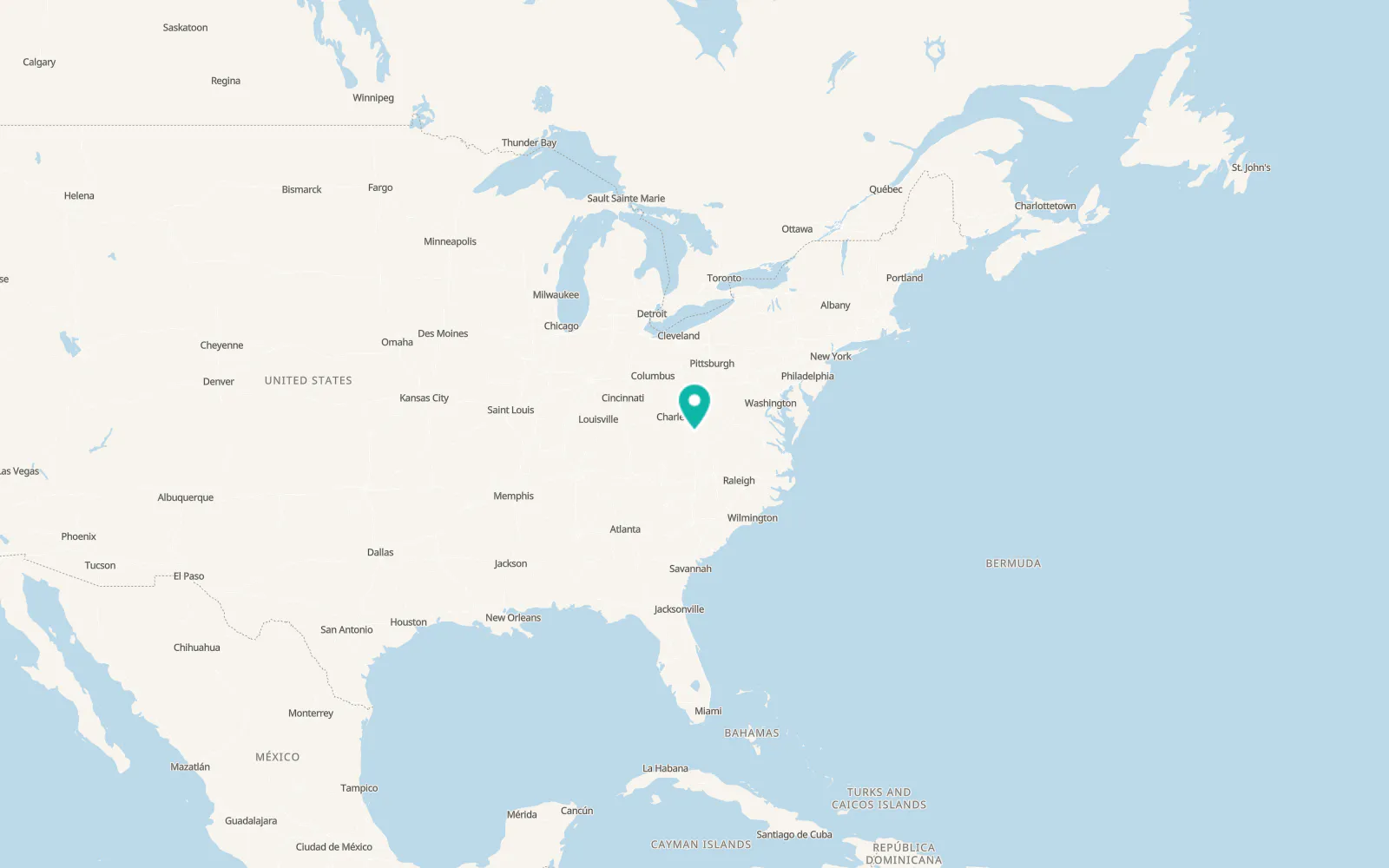 Map of Hinton