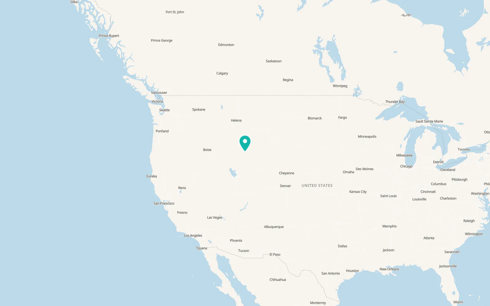 Map of Hoback