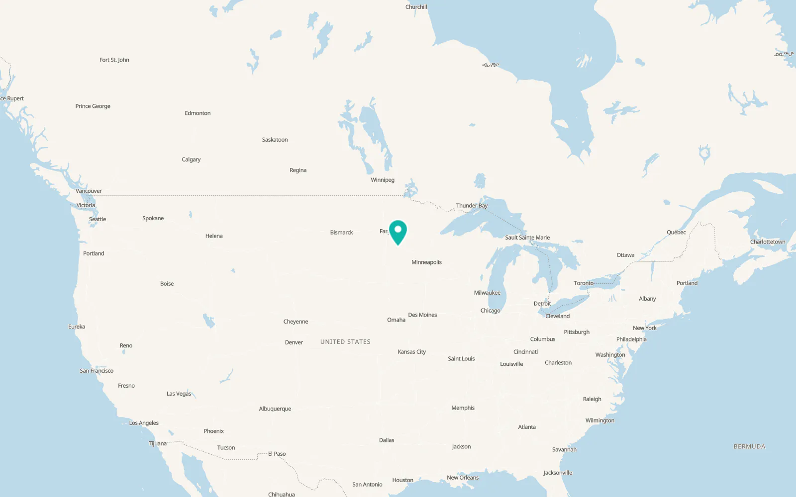Map of Hoffman