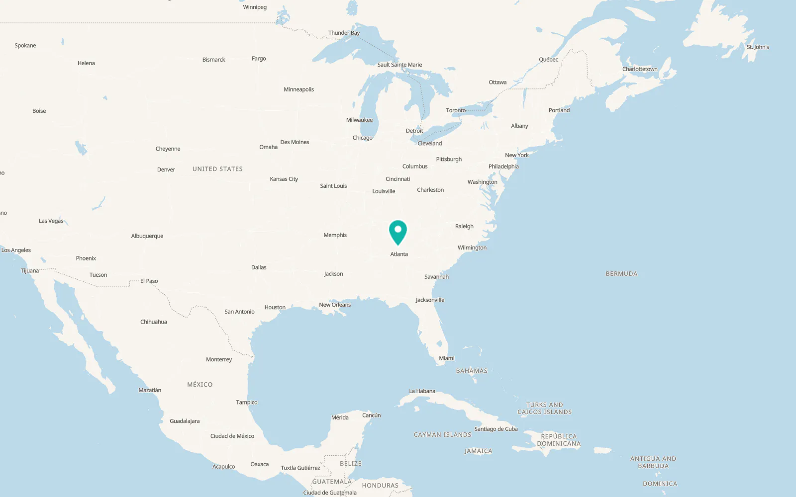 Map of Holly Springs