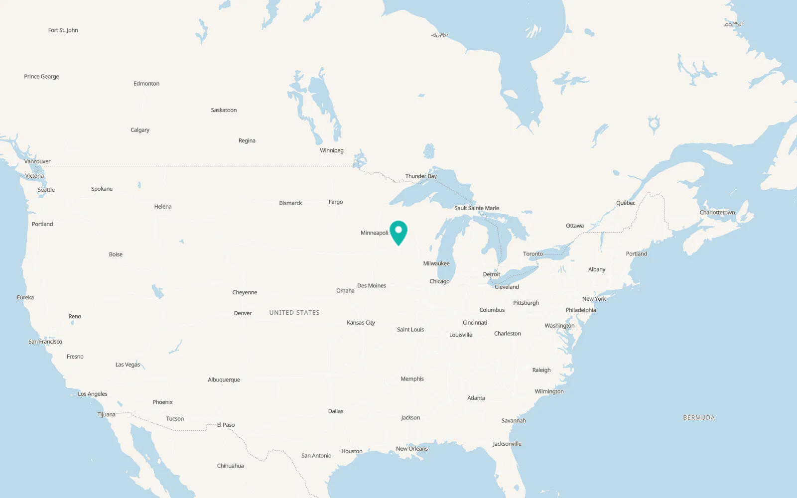 Map of Holmen