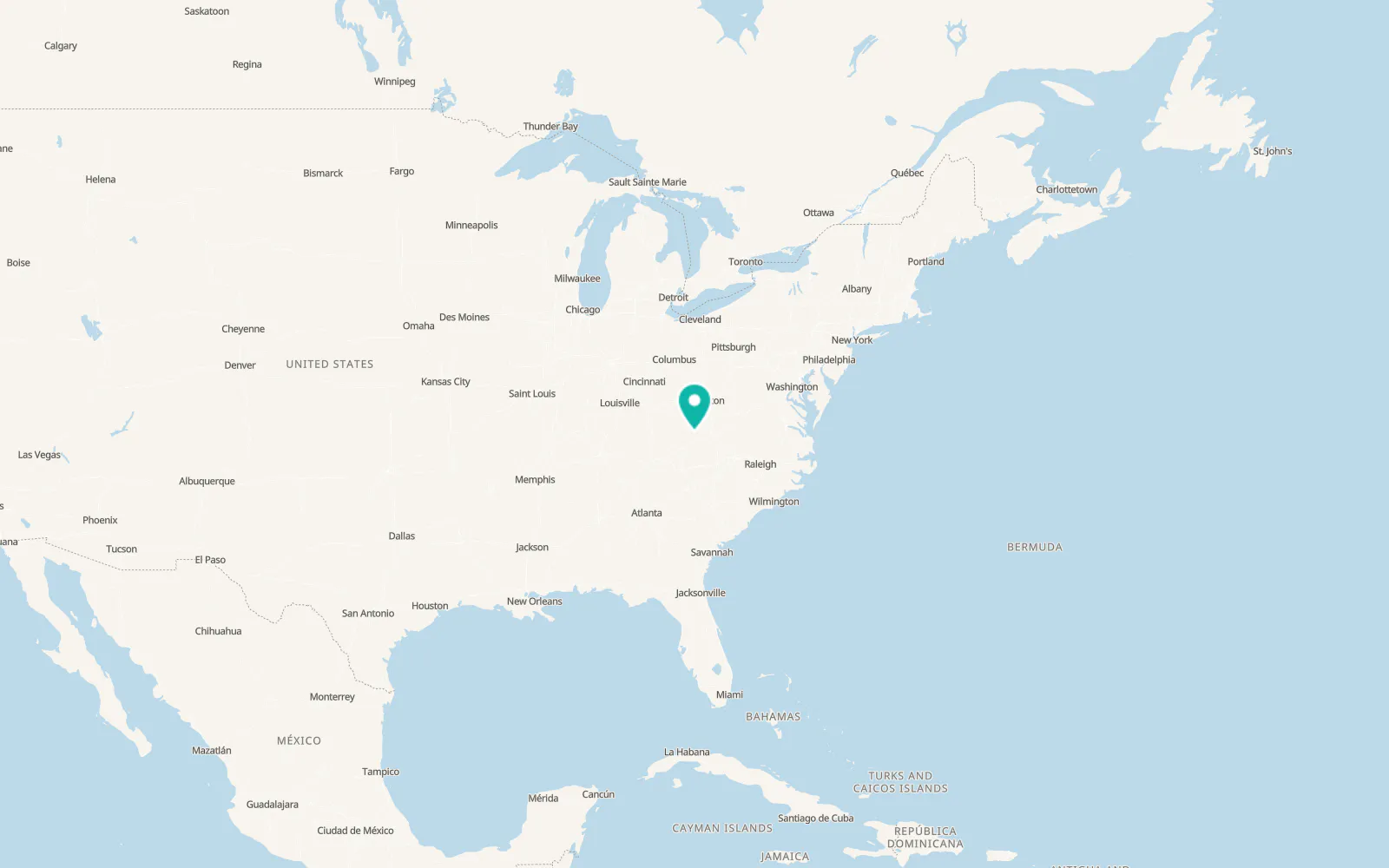 Map of Honaker