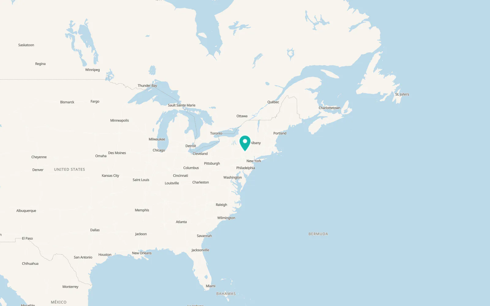 Map of Honesdale