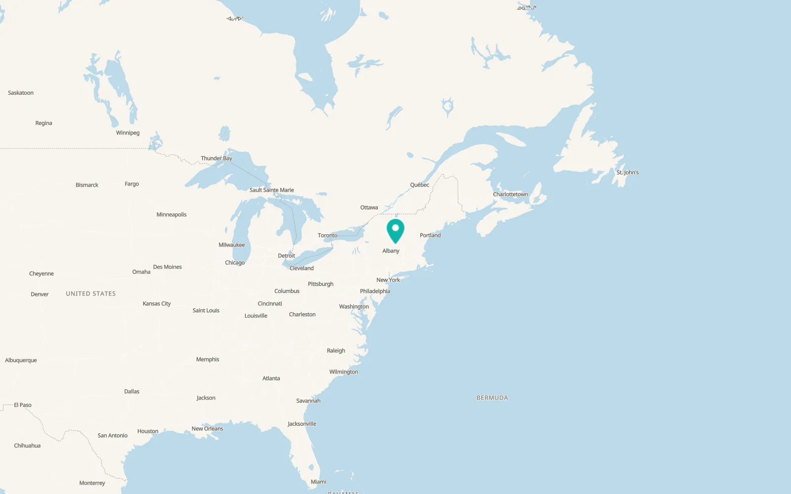 Map of Hoosick Falls