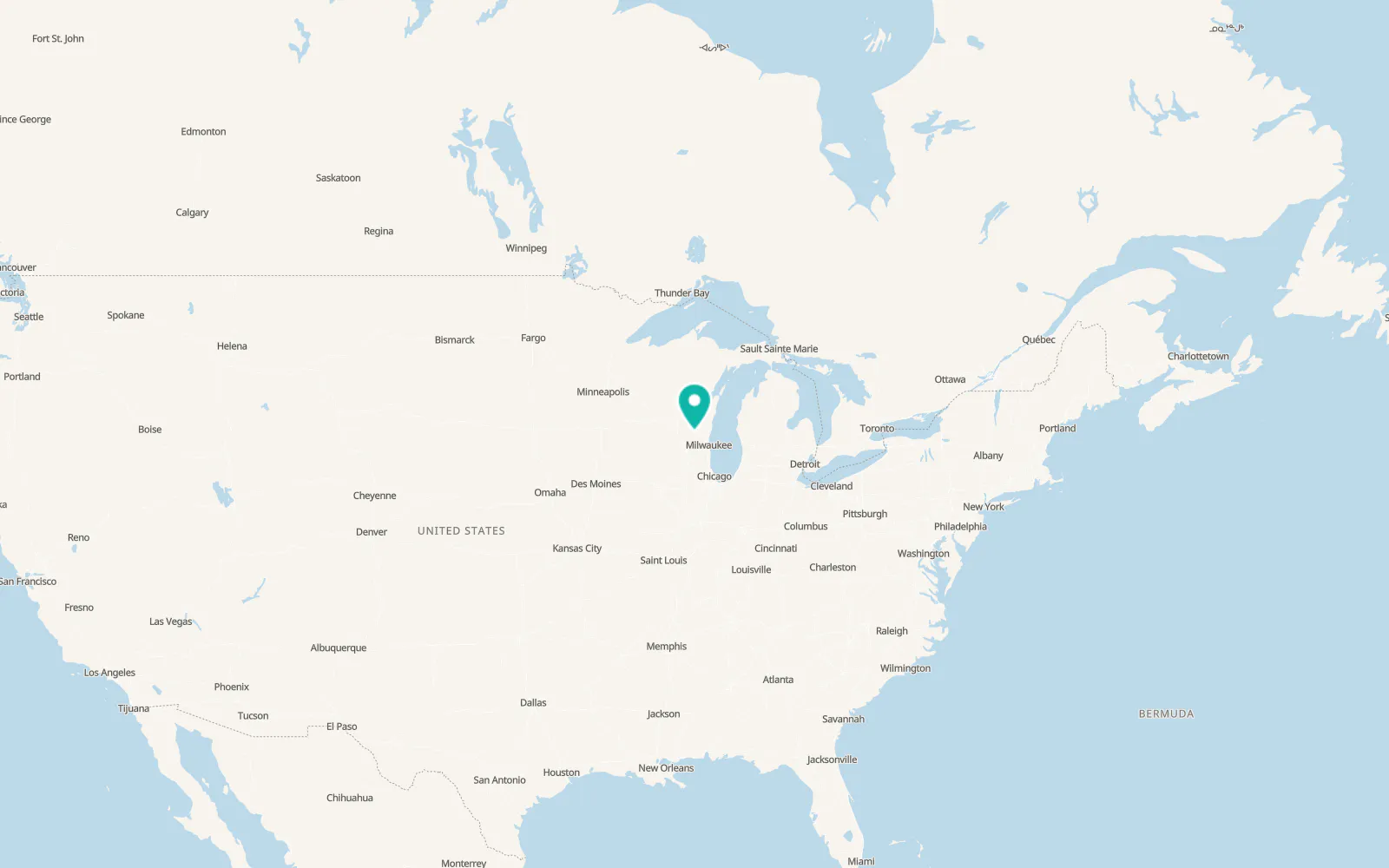 Map of Horicon