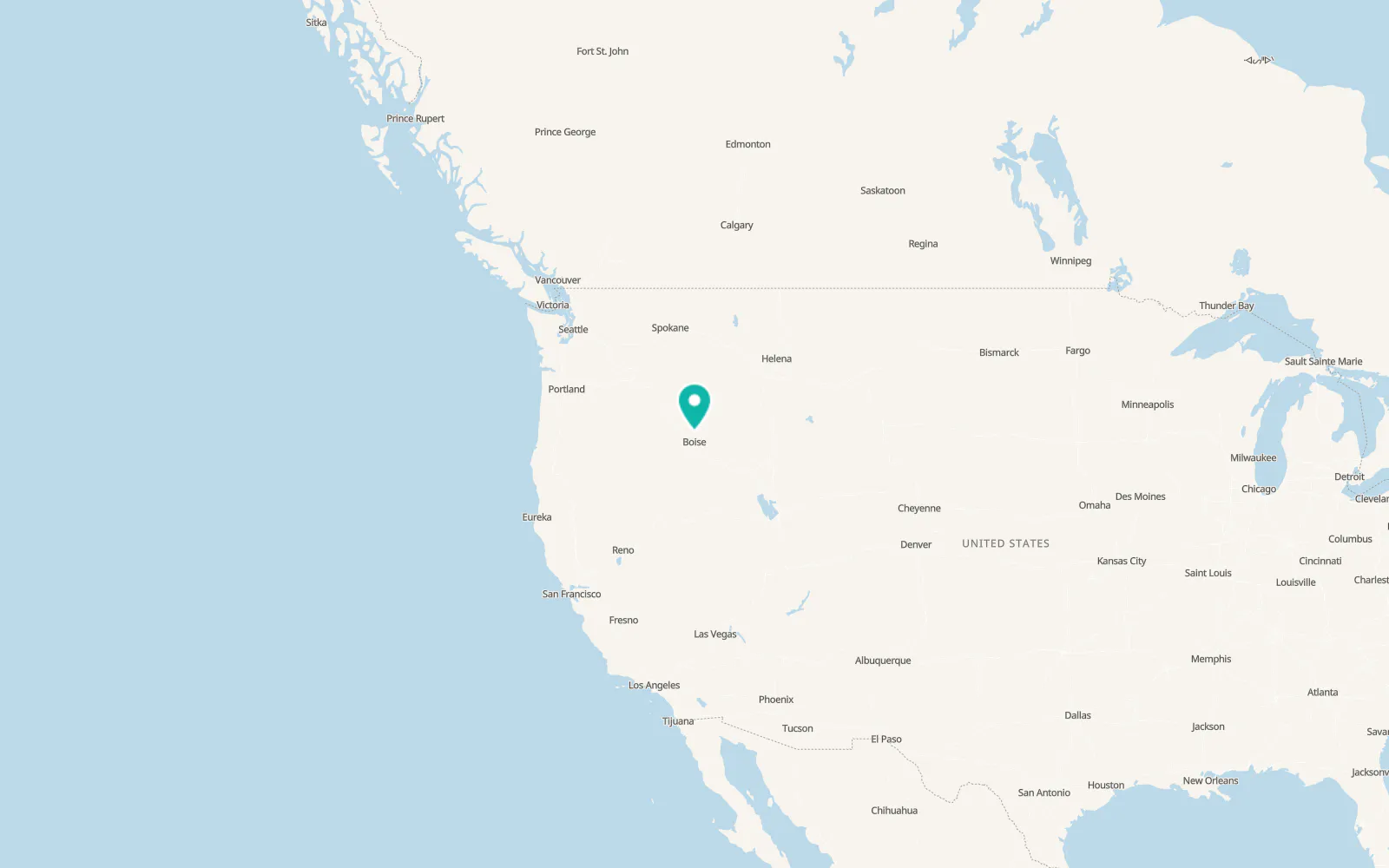 Map of Horseshoe Bend