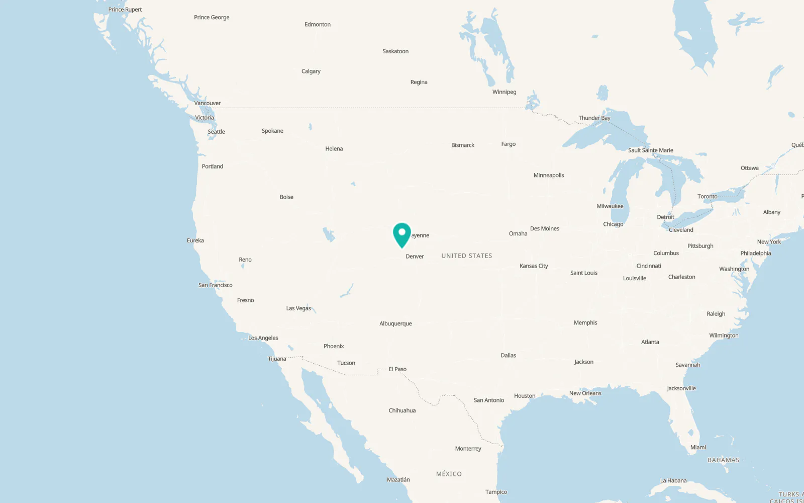 Map of Hot Sulphur Springs