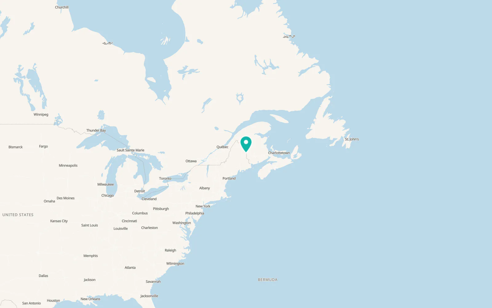 Map of Houlton