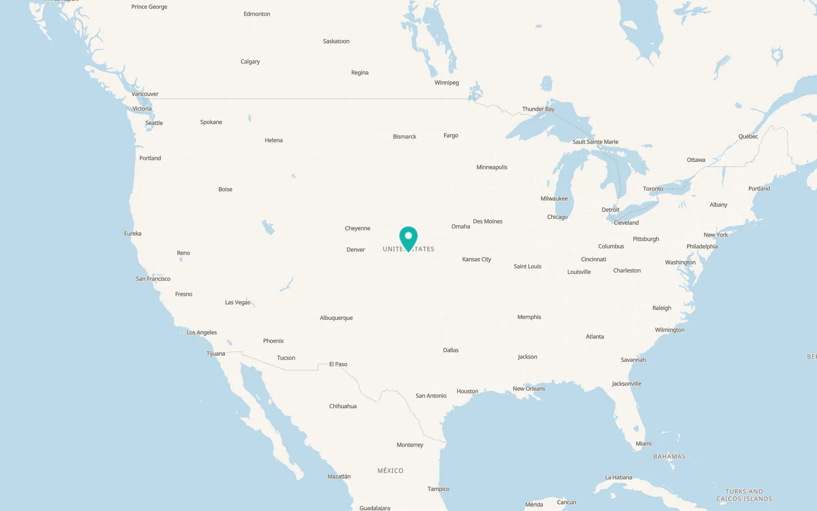 Map of Hoxie