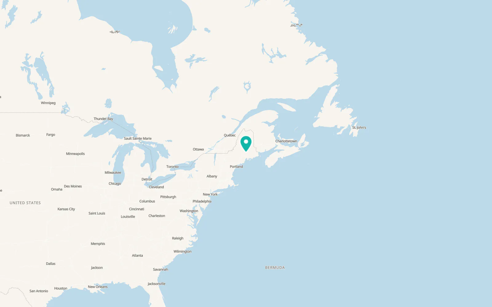 Map of Hudson
