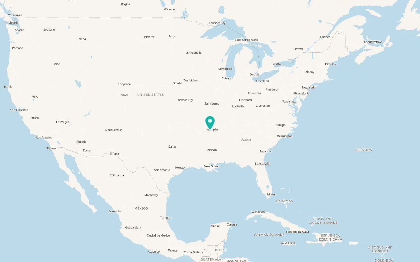 Map of Hughes
